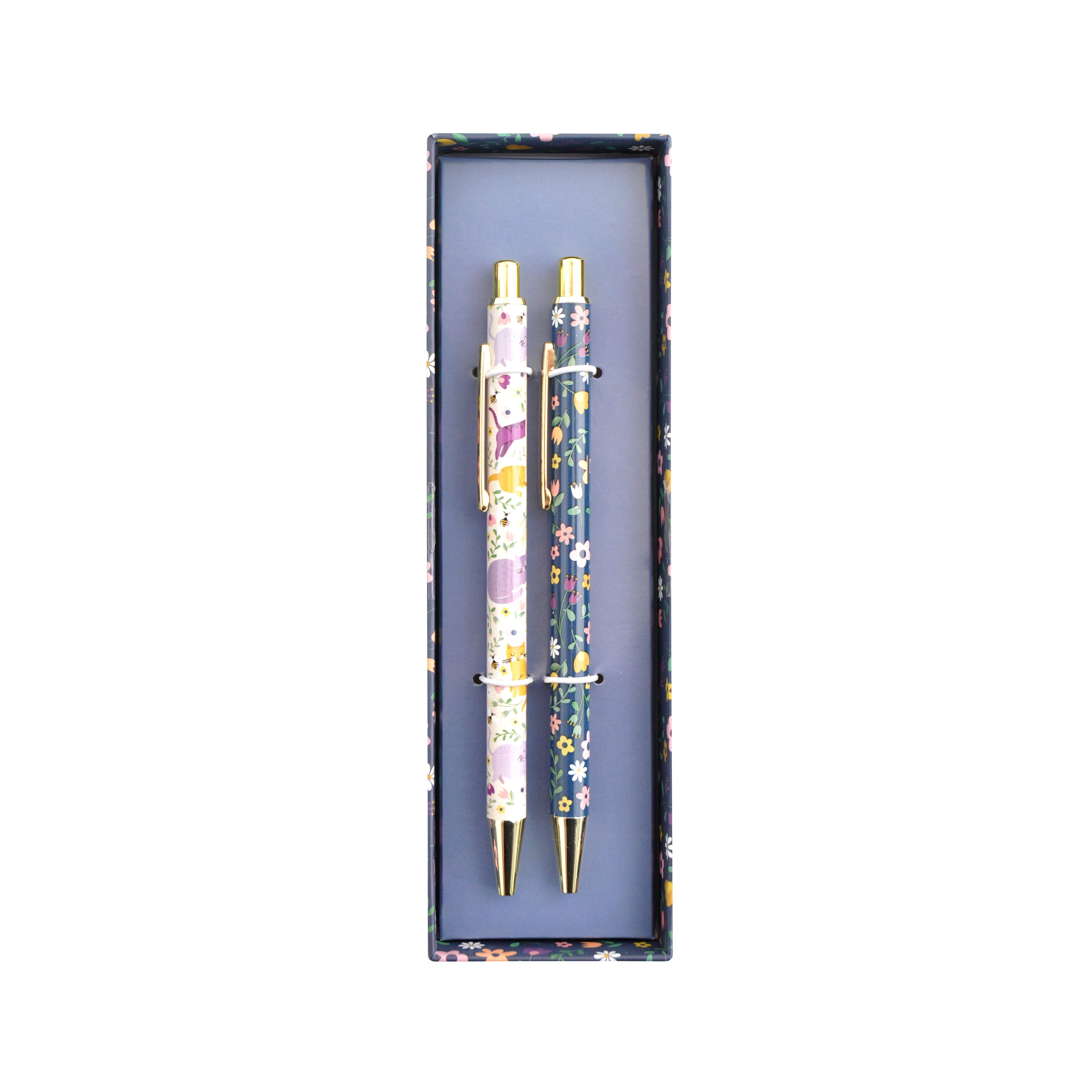Printed Pen 2 Pack - Happy Cats